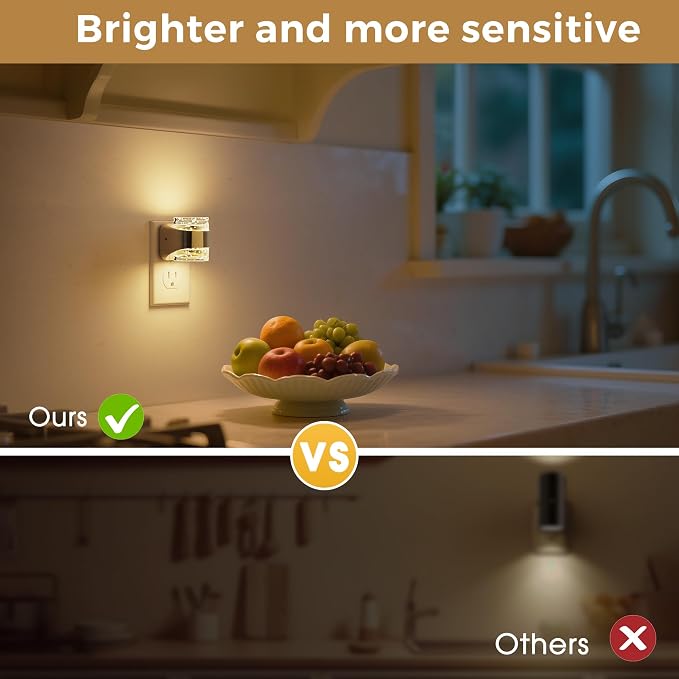 L LOHAS LED 4 Pack 3CCT Night Lights Plug into Wall, 3000K/4000k/5000K - Image 5