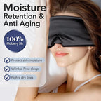 LitBear Silk Sleep Mask for Women Men, Adjustable 100% Mulberry Silk Sleep Eye - Image 2