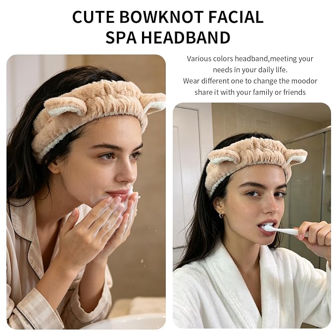 PERFECTSIGHT Kawaii Headband for Spa, Washing Face, Party - Image 4