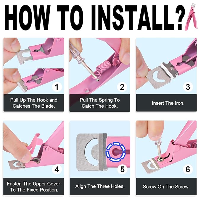 Light Pink Premium Nail Clippers - Image 9