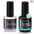 LOUINSTIC Nail Prep Dehydrator and Acid-Free Primer, Quick-Dry & Safe by LOUINSTIC