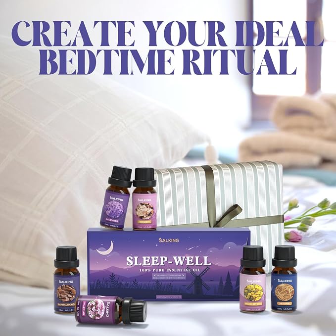 SALKING Sleep Essential Oils Set, Pure and Natural Essential Oils, Fragrance - Image 6