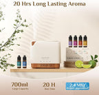 ASAKUKI Essential Oil Diffuser for Home, Large 700 ml Aromatherapy Humidifier - Image 4