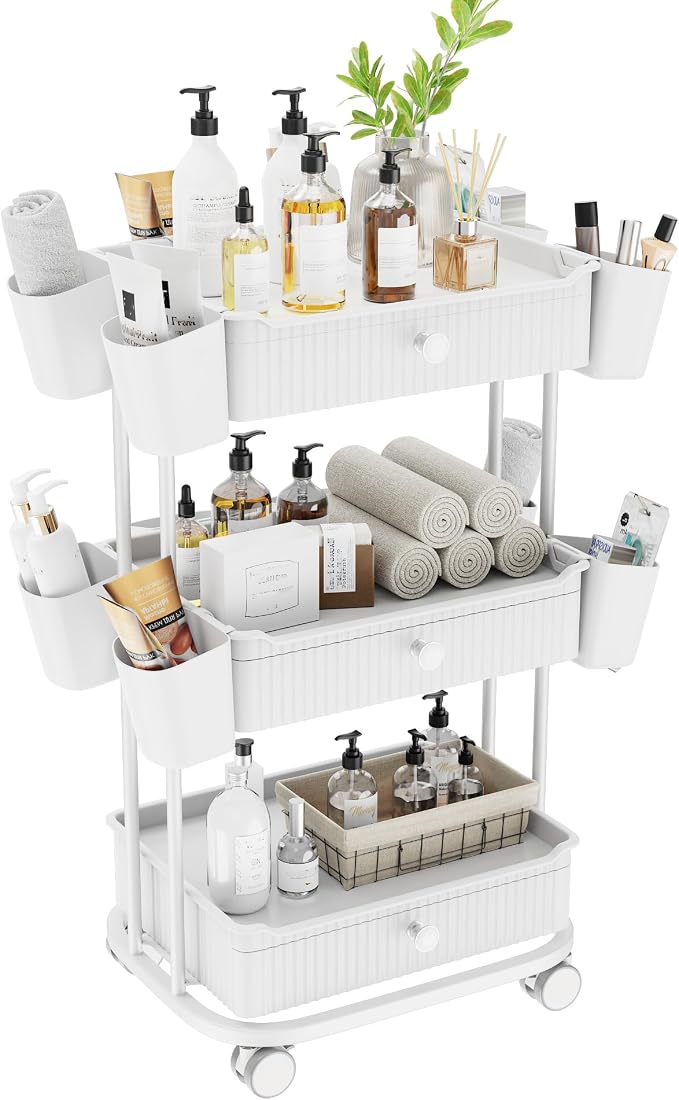 3 Tier Drawer Shelf Beauty Cart by Dolonm