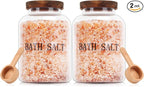 BKYFPQ 2Pcs 74 oz Glass Bath Salts Jar, Bath Salt Container by BKYFPQ