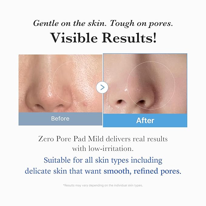 medicube Toner Pads Zero Pore Pad Mild 2.0 | Gentle Calming Toner Pad - Image 5