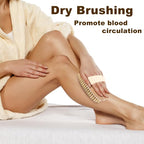 2Pcs Natural Bristle Exfoliating Brush, Body Scrubber - Image 3