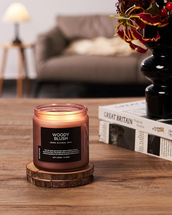 M&SENSE Rose Oud Scented Candles - Image 7