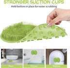 Shower Foot Scrubber, Wall Mounted Bath Massage Pad, Back Scrubber Back - Image 3