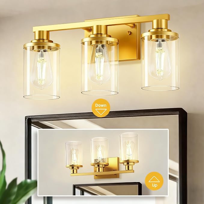 L LOHAS LED 3 Light Bathroom Vanity Light, Vanity Lights - Image 7