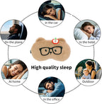 PERFECTSIGHT Sleep Eye Masks, Cute Plush Sleep Eye Cover Lightweight Adjustable - Image 6