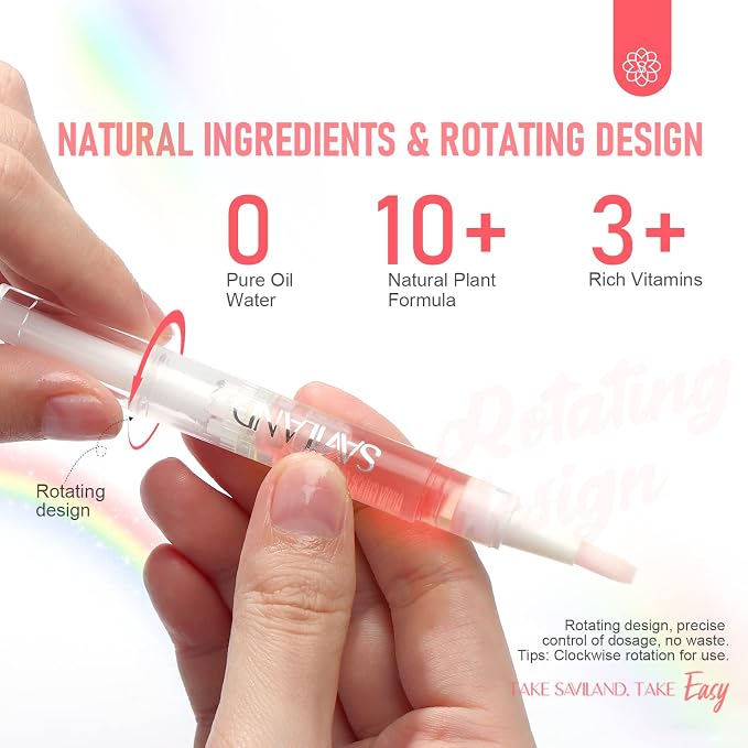 SAVILAND Natural Cuticle Oil Pen: 12PCS Revitalizing Cuticle Oil - Image 6