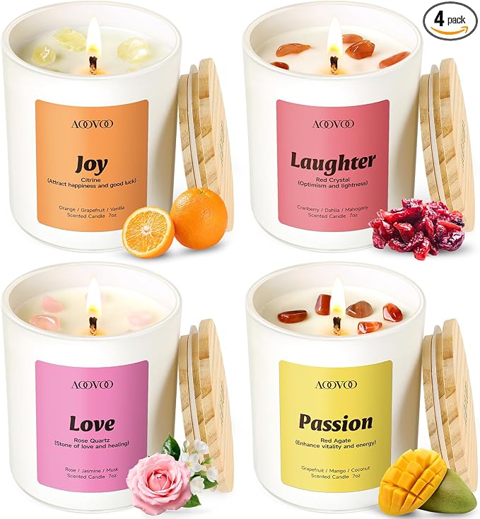 AOOVOO Energy Candles Set for Women by AOOVOO