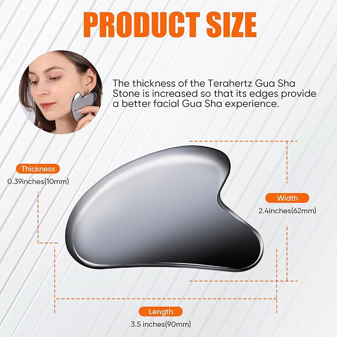 Terahertz Gua Sha Facial Tools, Cryo Gua Sha Tool - Image 4