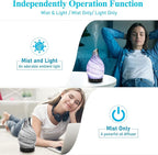 Essential Oil Diffuser 150ML, Glass Aromatherapy Diffuser - Image 7