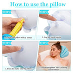 Jetec 2 Pcs Inflatable Bath Pillow - Image 4
