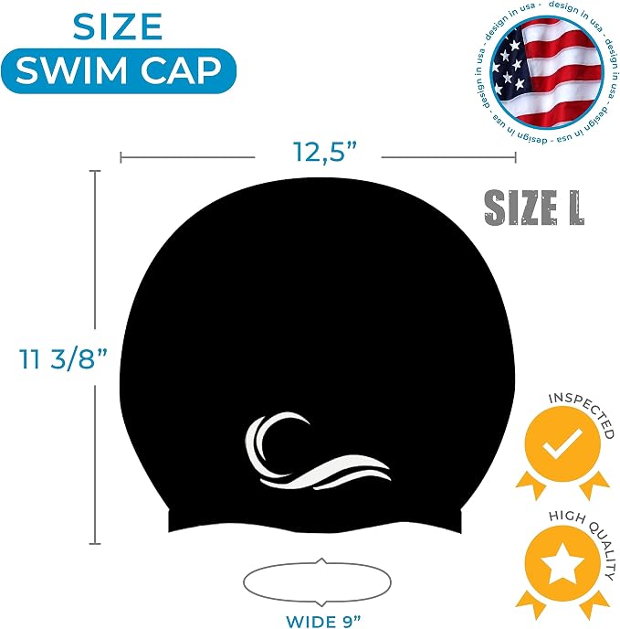 Interlaken Silicone Swim Cap - Image 3