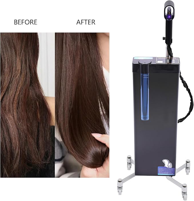 3-In-1 Nano Hair Steamer for Deep Conditioning Nanoscale Spray Negative Ions - Image 4