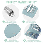 12 Set Manicure Set Bulk Mini Manicure Nail Clipper Kit 7 in 1 Stainless Steel - Image 3