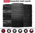 Venswell Neck Gaiter Face Mask Men Women, Seamless Bandana Rave Face Cover - Image 4