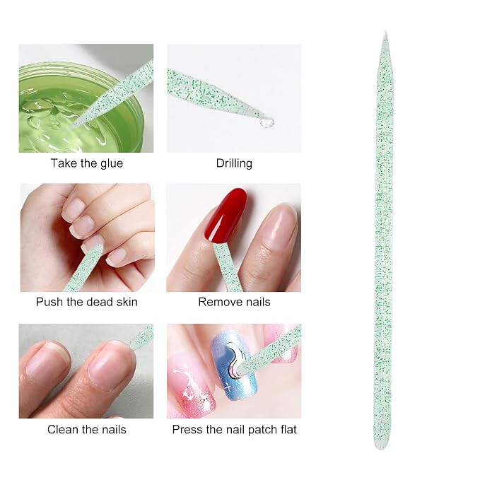 100 pieces disposable cuticle pusher, cuticle pusher remover cleaner - Image 5