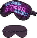 Sleep Mask for Kids Boys, Silk Eye Covers for Sleeping, Adjustable Strap & by QZCYU