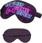 Sleep Mask for Kids Boys, Silk Eye Covers for Sleeping, Adjustable Strap & by QZCYU