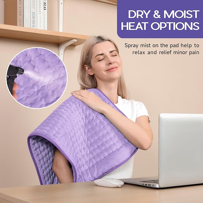 Heating Pad for Neck and Shoulders and Back, Electric Heating Pad for Period - Image 5
