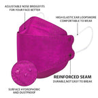 Borje KN95 Face Masks 50 Pack, Breathable Comfortable and Disposable KN95 Mask - Image 3