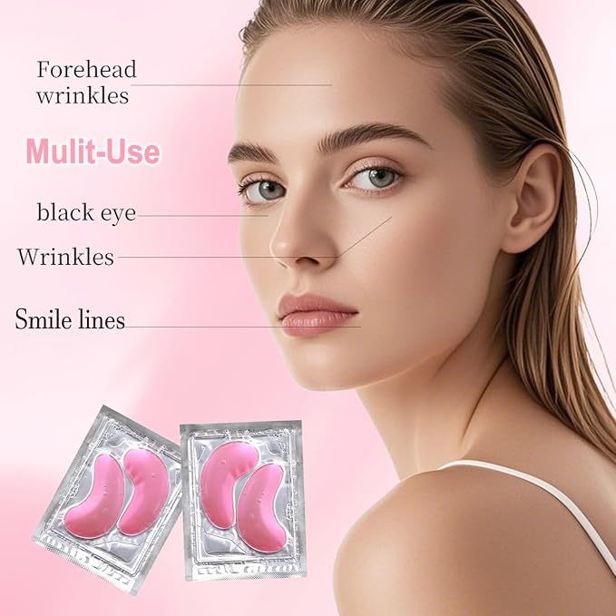 30 Pairs Pink Eye Masks, Under Eye Patches - Image 7