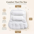 Luxury Bath Pillow for Tub, - Image 3
