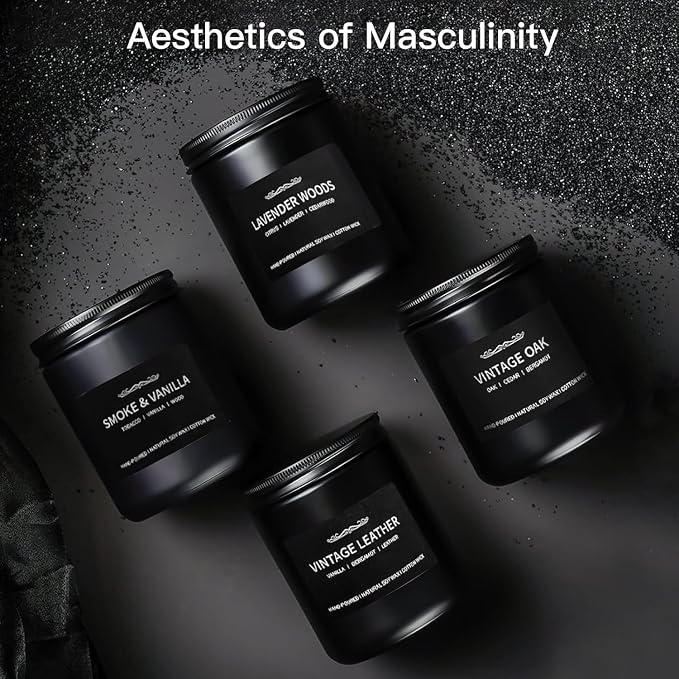 Scented Candle Set, Men Candle Set, Scented Candles - Image 6