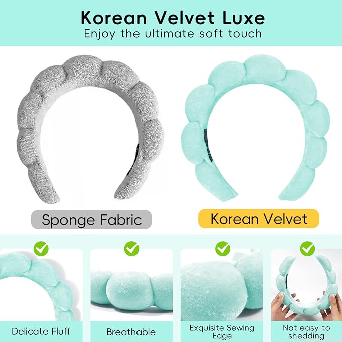 my novel things Spa Headband For Washing Face - Image 4