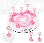 Nail Stands for Press On Nails Painting Display Practice, Powerful Magnetic by Unknown