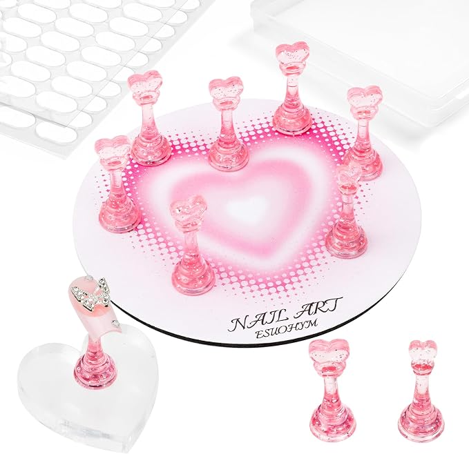 Nail Stands for Press On Nails Painting Display Practice, Powerful Magnetic by Unknown