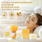 Gift Set for Women 8Pcs Bath and Body Gift Baskets, Vanilla Self Care Present - Image 4