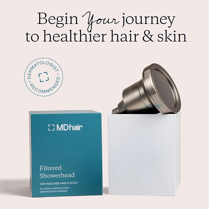 MDhair Filtered Shower Head for Healthier Hair & Skin – Removes Chlorine & - Image 6