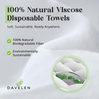 DAVELEN Disposable Large Luxury Towels Spa and Salon Quality Softness - Image 3
