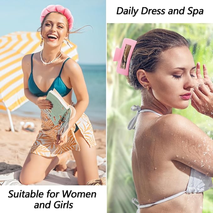VELSCRUN Spa Headband, Makeup Face Wash Skincare Headbands, Stuff - Image 5