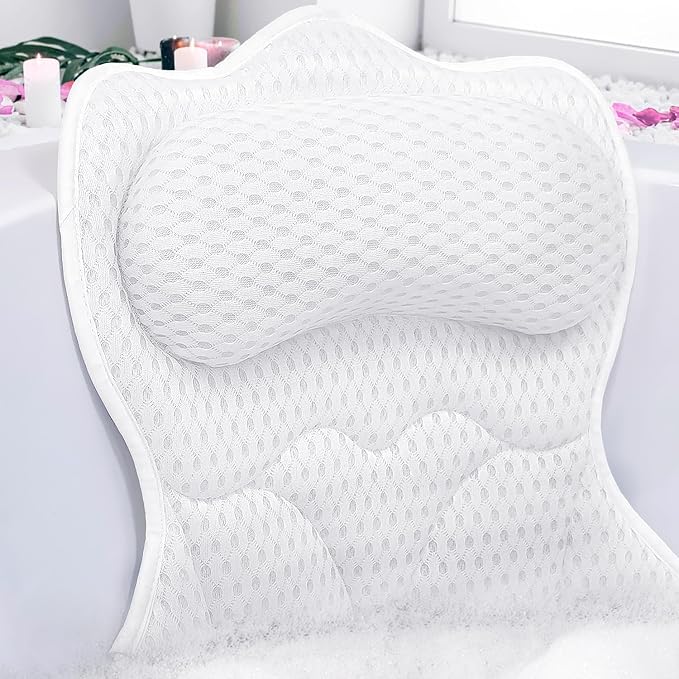 REEZEIVI Bath Pillows for Tub, Bath Pillow by REEZEIVI