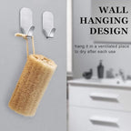 Natural Loofah Sponge, METLUCK 6 Pack Organic Real Loofah Exfoliating Body - Image 7