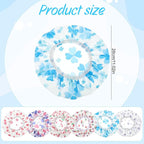 6 Pcs Shower Cap Reusable Elastic Hair Cap Waterproof Bath Hair Hat Shower Bath - Image 2