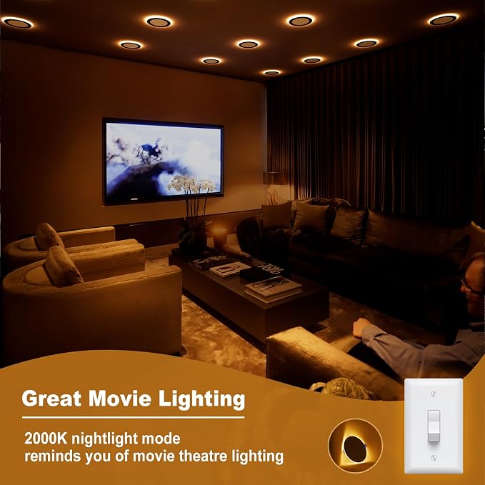 VOLISUN 12 Pack 6 Inch Black Recessed Light - Image 5