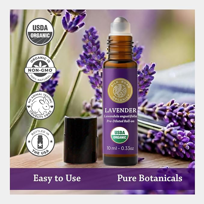 Silk Road Organic Lavender Essential Oil Roll On - Image 5