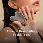 304-Grade Stainless Steel Gua Sha Facial Tool, Easing Facial Tension, Massage - Image 3