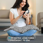 Heating Pad for Back Pain and Cramps Relief, Ultra Soft Microplush Heating Pad - Image 6