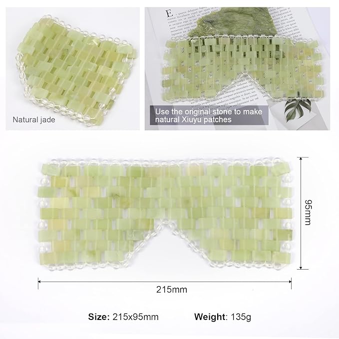 Jade Eye Mask, Facial Cooling Mask - Image 2