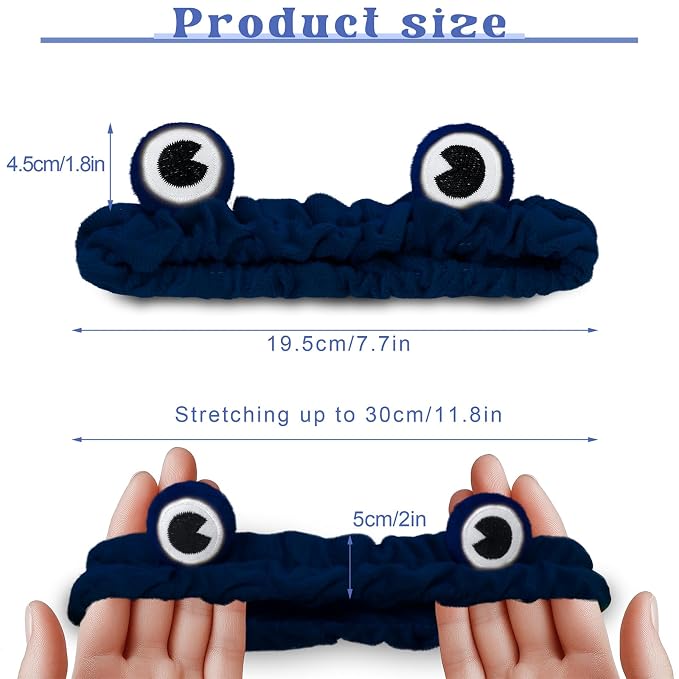 Jowmoy blackish green Frog Eye Elastic Headband - Image 2