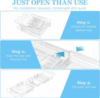 Expandable Bathtub Tray Caddy, AZ. MIFENO Clear Acrylic Bath Tray - Image 3