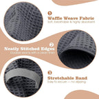 GLIMGLINT 2 Pack Microfiber Hair Towel Wrap - Image 5